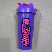Ghost Lifestyle Protein Shaker Cup Blender Bottle Purple Pink 28oz