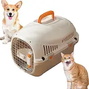 Pet Transport Box - Pet Travel Carrier | Car Transport Carry Cage, Washable Portable Stress- Cage, Car Transport Carry Cage, Sturdy Detachable Supplies for Outdoor, Easy Cat Transport