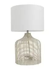 Peyton Lane Linen Coastal Table Lamp