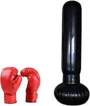 Frediuo Inflatable Punching Bag Boxing Equipment Multiuse Stable Boxing Toy for Kids Standing Punching Bag for Adults for Taekwondo