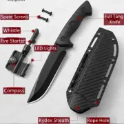 Hunting Knife Fixed Blade Camping Outdoor Survival Tactical Kit Pocket Knife