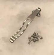 Titanium Deep Pocket Clip & Screws For Benchmade 940 943 Aluminum Handle Knife