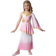 Roman Goddess Child Costume Size 6-8 Years