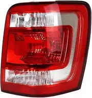 Compatible for Escape 2008 2009 2010 2011 2012 Car Rear Lamp Tail Light Reversing Brake Fog Light Cover Without Bulb(Only Right)