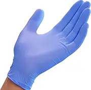 GloveOn Celeste Nitrile Gloves, Powder-Free, Latex-Free, Extra Comfort, Medical Grade, Food Safe, Disposable (200 Count)