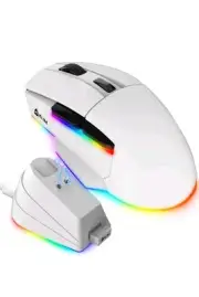 KLIM Blaze X RGB Rechargeable Wireless Gaming Mouse with Charging Dock RGB 1MS