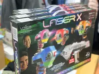 在飛比找Yahoo!奇摩拍賣優惠-［代購］Laser X 變色雷射槍 4人對戰組 #16012