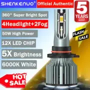 For GMC Sierra 1500 2500 HD 1999 2000 2001 2002 LED Headlight Fog Light Bulbs Q8