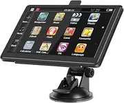 GPS Car Navigator, 7 Inch Car GPS Navigation 128MB+8GB Truck GPS Navigator Resistive Touch Screen FM Russia Europa America for Car Truck RV