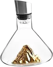 Mikinona Professional Crystal Wine Decanter Iceberg Enhance Taste Stylish Serving