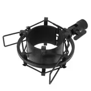 65mm Mic Shock Mount Mic Clip Holder Anti Vibration For 55‑65mm Diameter New