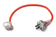 IEC PLUG AND LEAD/FLEX FOR HAKO ROCKET VAC XP, 420MM IN LENGTH