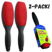 2-pack Magic Lint Remover brush, Black, Double Sided, 2-Pack!