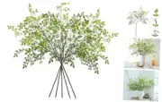 5 Pcs 43.3'' Faux Greenery Stems, Artificial Plants, Nandina Fake Greenery 5pcs
