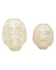 CosmoLiving by Cosmopolitan Set of 2 Candle Holders
