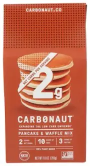 Carbonaut Original Low Carb Pancake & Waffle Mix 10 oz (Pack Of 6)