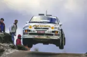 Alessandro Fiorio Vittorio Brambilla Ford Escort Cosworth WRC 1995 Old Photo 2