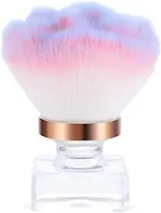 Pink Rose Nail Art Dust Powder Remover & Clean Up Tools - Acrylic Nails Makeup Brushes - Blush Brush Included