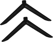 GAROZATION 1 Pair Tv Stand Replacement Tv Feet Televisions Leg Table Base Stand Legs Televisions Base Tabletop Plastic Black