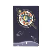 Space Wonderland Notebook Sketchpad 120 Pages Dotted Drawing Books Notepads