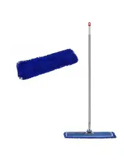 [SOGA] Flat Mop/Dust Pushing Set 100cm in Blue