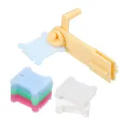 150Pcs Plastic Floss Bobbin Sewing Thread Card Board with Winder, Multicolor