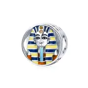 925 Sterling Silver Egyptian Pharaoh Beads For Diy Bracelets & Necklaces