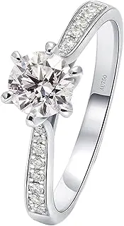 [Generic] Women's Wedding Band, 14K/18K Ring Twisted 0.5ct Moissanite Unique Rings