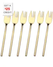 Mepra 6pc Cake Fork Set with $25 Credit