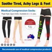 Medical Compression Stockings Men Women Nurses Medical Travel Flight DVT Stocks