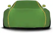 Car Cover Compatible with Lotus Elise 111 R 2004-2011 | Waterproof, Dustproof, Sun-Proof, Car Tarpaulin with Reflective Strips(Green)