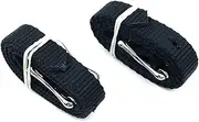 Namvo 2Pcs Spur Straps PP Material with Alloy Buckle Western for Horse Spur Horse Riding Safety Equipment