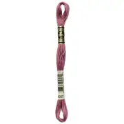 DMC 6-Strand Embroidery Cotton 8.7yd-Mauve - 12 Pack