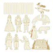 P13 Light Chipboard Decoration Base 8"X8"-Once Upon A Time, Mini Theatre