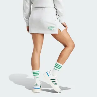 【adidas 愛迪達】短裙 女款 運動裙 亞規 SKIRT 白 II5615(L4767)