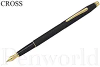 在飛比找Yahoo!奇摩拍賣優惠-【Penworld】CROSS高仕 經典世紀黑金鋼筆 AT0