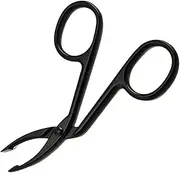 Eyebrow Scissors Tweezers | Professional Eyebrow Scissor Handle Tweezers | Portable Safe Eye Brow Shape Grooming Tools for Men and Women