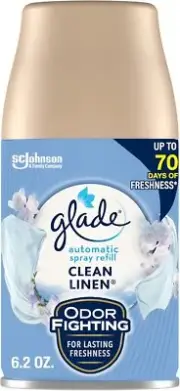 Glade Automatic Spray Refill, Air Freshener for Home ,Clean Linen, 6.2 Oz