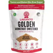 Lakanto Golden Monkfruit Sweetener(Raw Cane Sugar Replacement) 200g