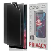 2 PCS Ceramic Matte Privacy Screen Protector For Samsung Galaxy S22 Ultra 6.8"