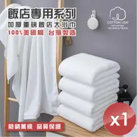 在飛比找ETMall東森購物網優惠-HKIL-巾專家 台灣製純棉加厚重磅飯店大浴巾-1入組