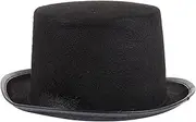 [OATIPHO] Hat Black Cap British Style Caps Flat-Edge Caps Ladies Caps Fabric Jazz Caps Non-Woven Fabric