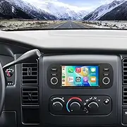 2G+64G Car Radio Stereo for Chrysler Dodge Jeep Wrangler Grand Cherokee with Wireless CarPlay/Android Auto, 5 Inch HD Touch Screen Android 13 GPS WiFi Bluetooth FM/RDS EQ HD Backup Camera