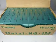 NOS Canon Metal P6-120HG 8mm Videocassette - Box of 10, Sealed