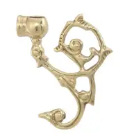 B&P Lamp 3" Ht. X 2 1/2" Brass Arm Back