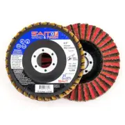 United Abrasives-SAIT 77760 4-1/2x7/8 SAIT GF Grind & Finish Flap Disc 40G 10 pk