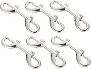 Levemolo Dog Leash Double Ended Clip 6 Pcs Snap Hook for Pet Leash Lanyard Snap Hooks Strong Quick Attachment