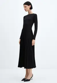 在飛比找ZALORA購物網優惠-Pleated Hem Dress