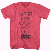 Back to The Future Keep Calm & Go BTTF Men's T Shirt