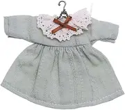Fashion Doll Clothes - Doll House Dress,Miniature House Dress Outfit, Small Cartoon Plush Toy Clothing for Kids Boys Girls
